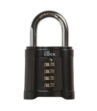 Hængelås m/kode 50 mm sort